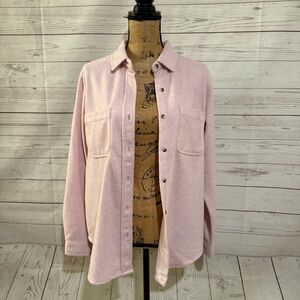 beachlunchlounge Light Pink Button Down Shirt